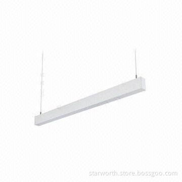 LED Commercial Office Pendant Lamp, 50W, 80Ra, 2,700/4,500/5,700K, 80 to 100lm/W, CE/RoHS/CB Mark